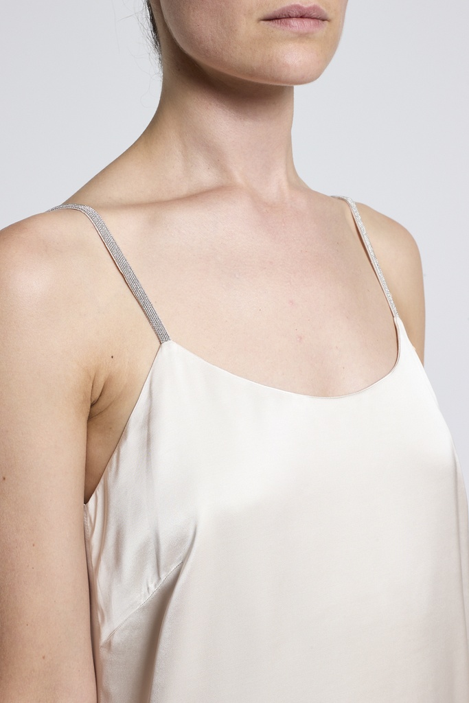 Viscose Dress With Shoulder Straps
