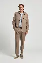 Cotton Blend Twill Overshirt