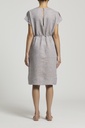 Dress In Lightweight Pure Linen Canvas