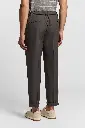 Jogger Trousers In Light Wool Canvas