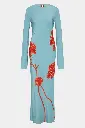 Amelie Long Sleeve Maxi Dress Flore