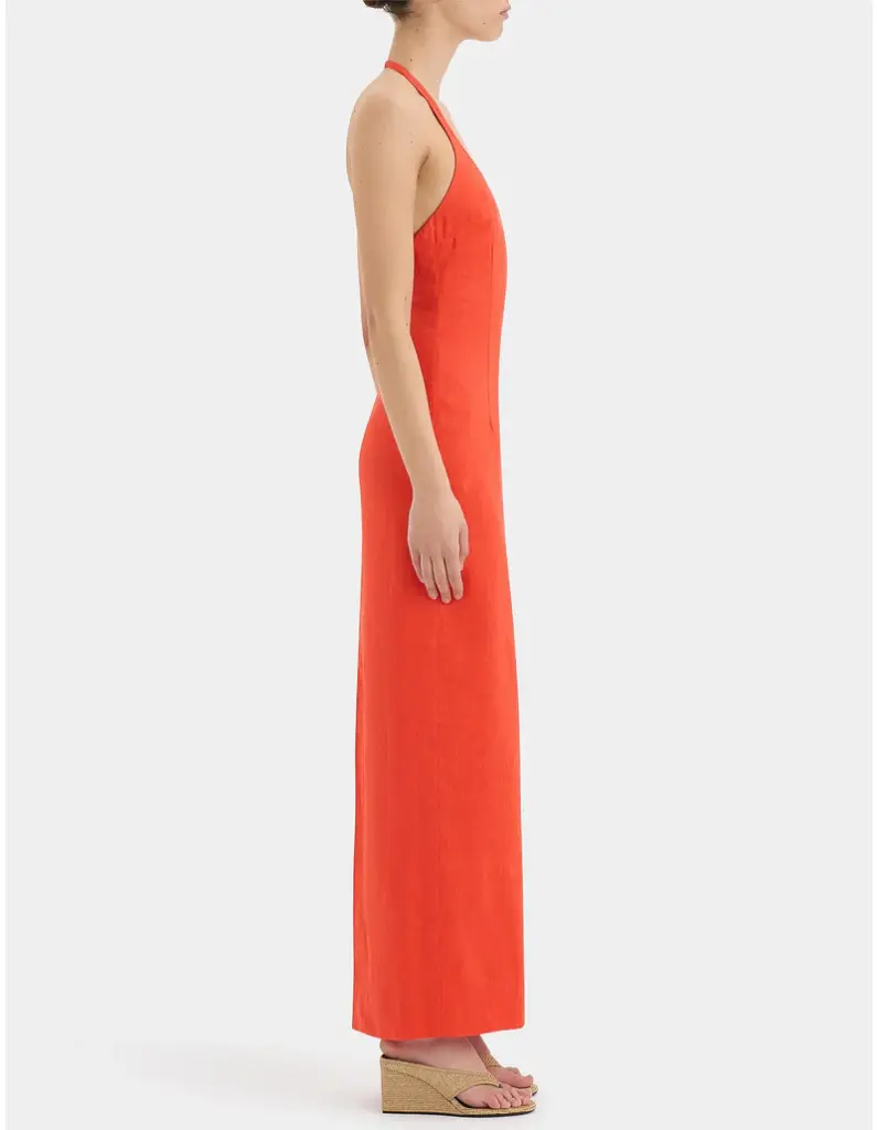 Elodie Halter Midi Dress