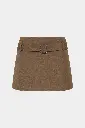 Bastille Belted Mini Skirt