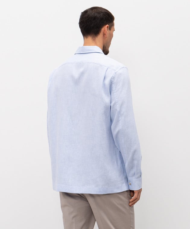 Blue Linen Shirt