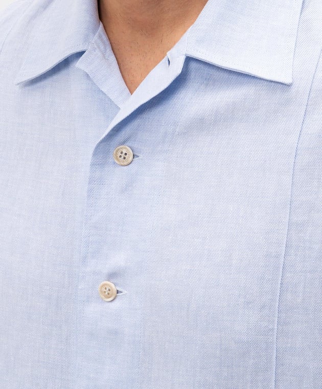 Blue Linen Shirt