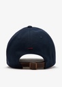 Garment-dyed twisted cotton gabardine baseball cap with embroidered logo