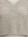 Linen dazzling braids sweater