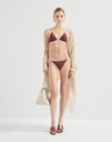 Techno jersey bikini bottoms with monili
