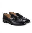 Soft Waxed Calfskin Loafers With Bit Detail