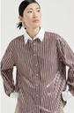 Dazzling stripes shirt in cotton poplin