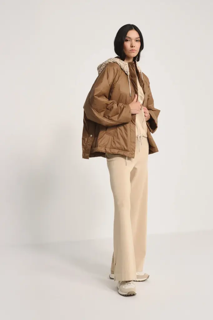 Cotton Knit Palazzo Trousers