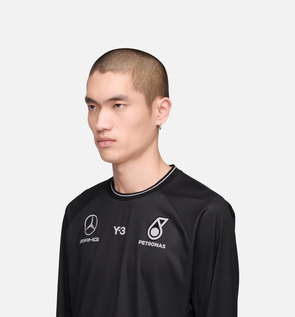 Y-3 MERCEDES MECHANICS JERSEY LONG SLEEVE