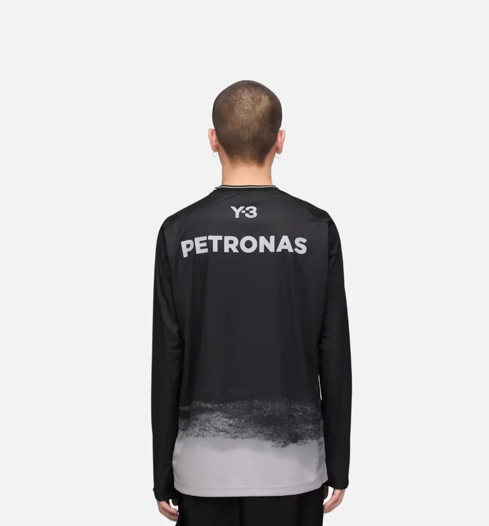 Y-3 MERCEDES MECHANICS JERSEY LONG SLEEVE