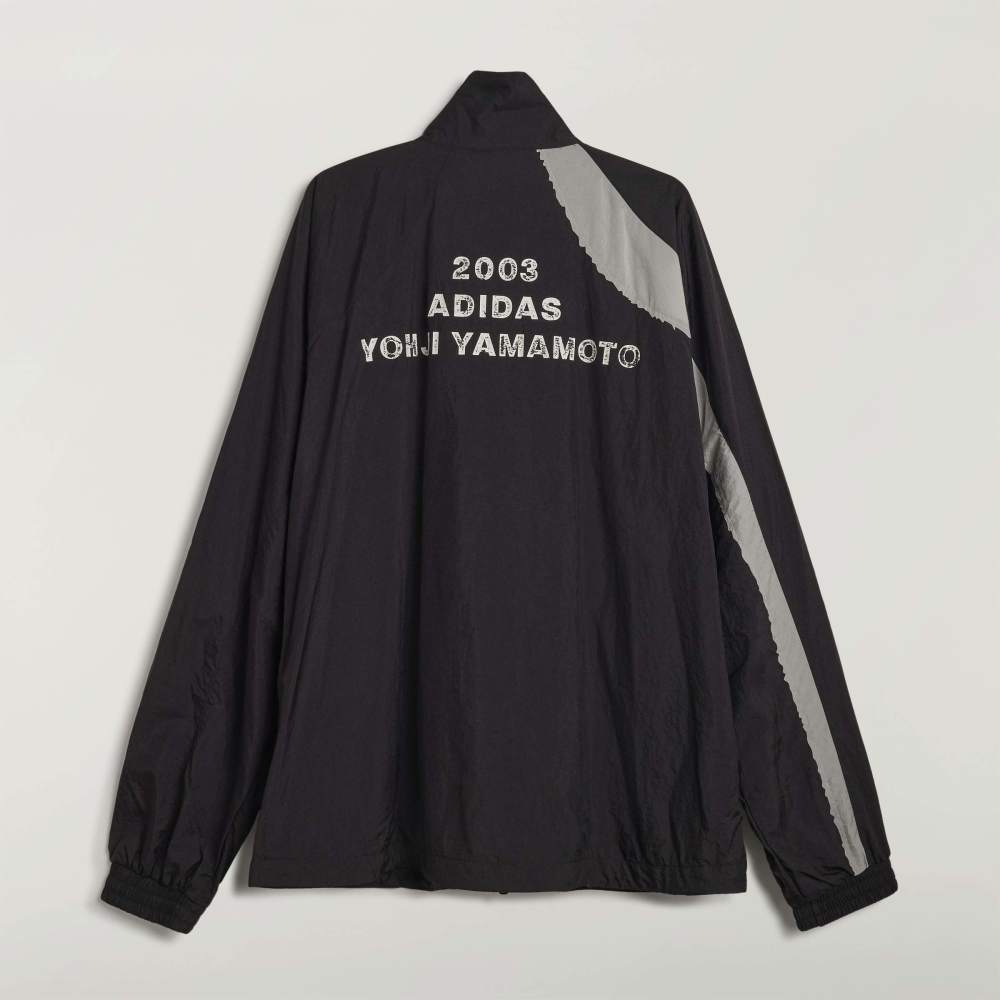 Y-3 RAW EDGE 3 STRIPES NYLON SHELL JACKET