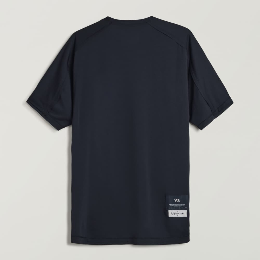 Y-3 RUNNING SHORT SLEEVE TEE