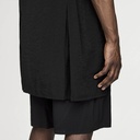 Y-3 Short-sleeved long shirt with placed graphic