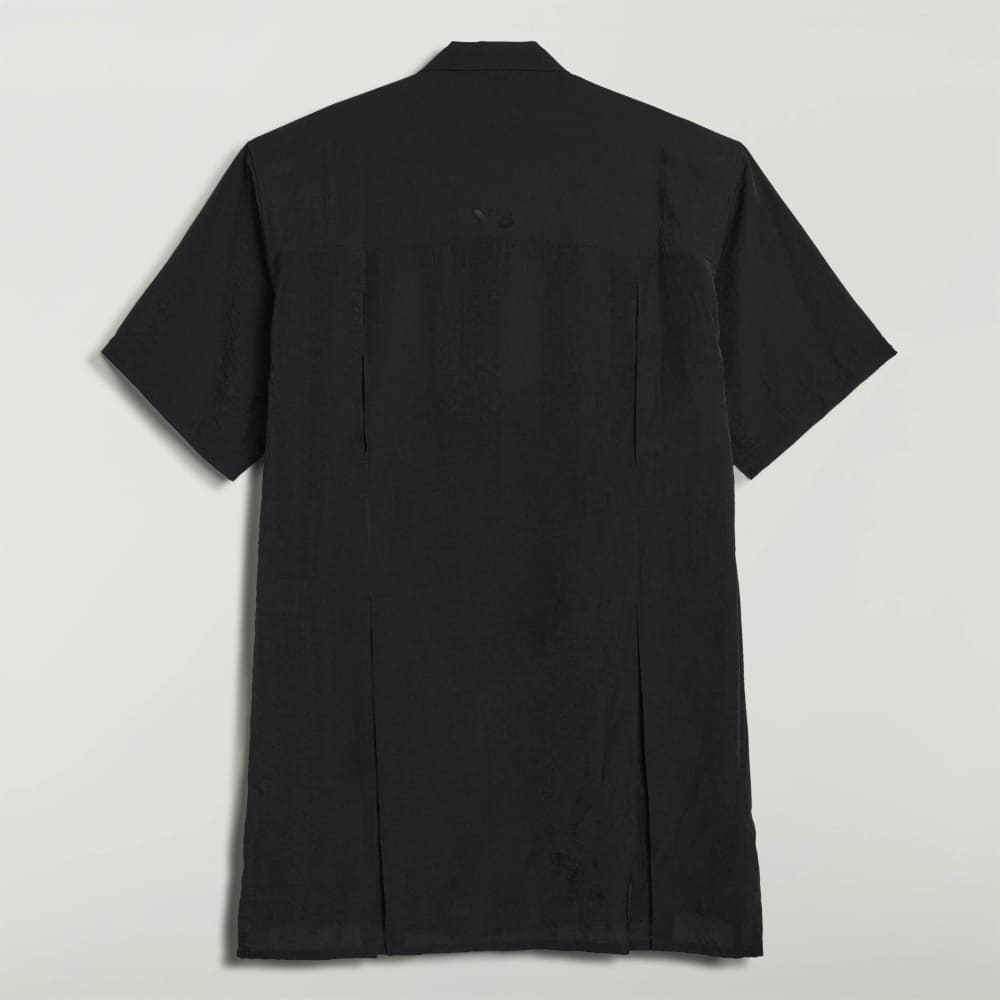 Y-3 Short-sleeved long shirt with placed graphic