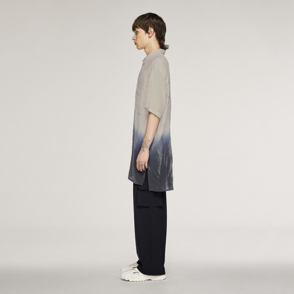 Y-3 DIP DYE SHORT SLEEVE LONG SHIRT
