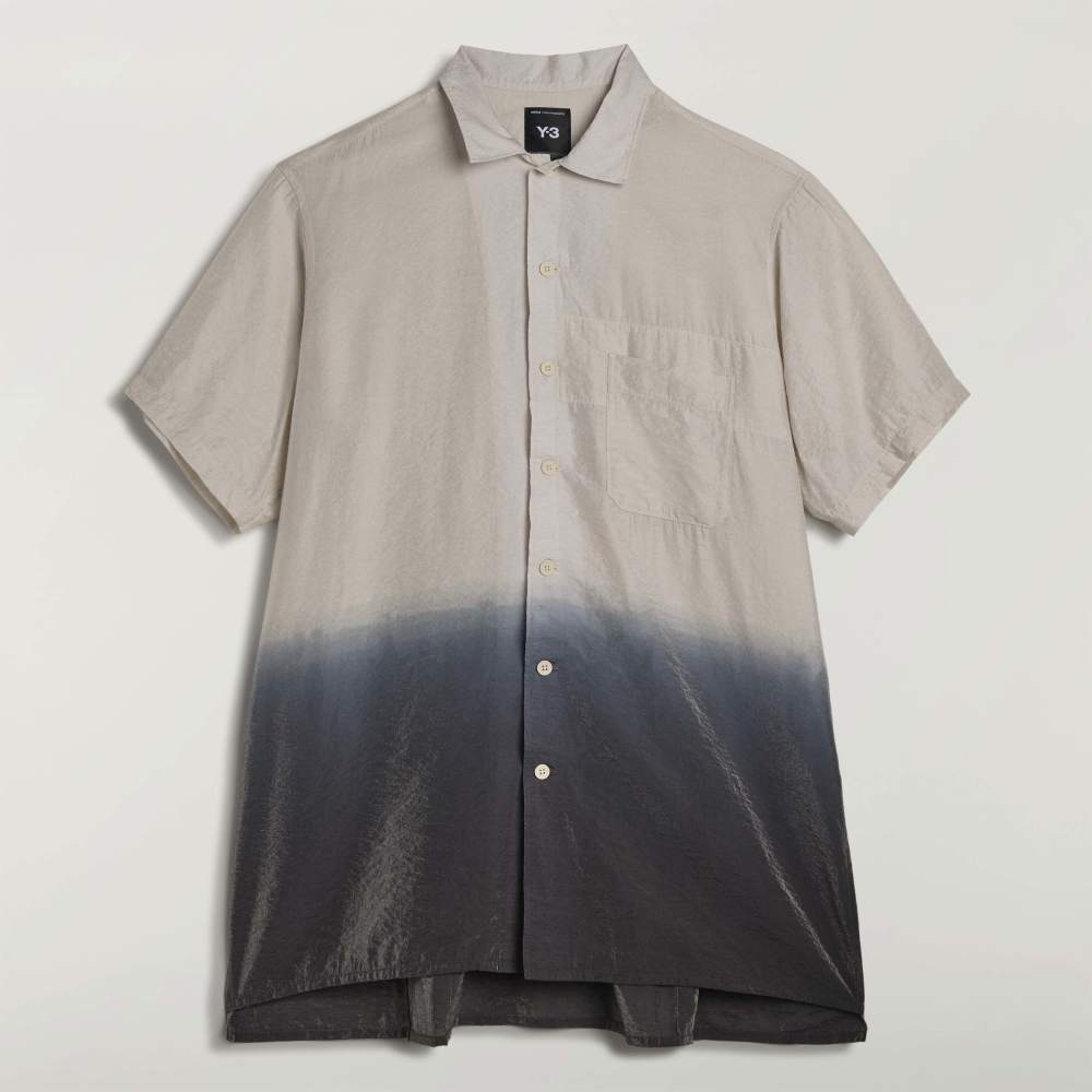 Y-3 DIP DYE SHORT SLEEVE LONG SHIRT