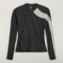 Y-3 MESH FITTED LONG SLEEVE TEE