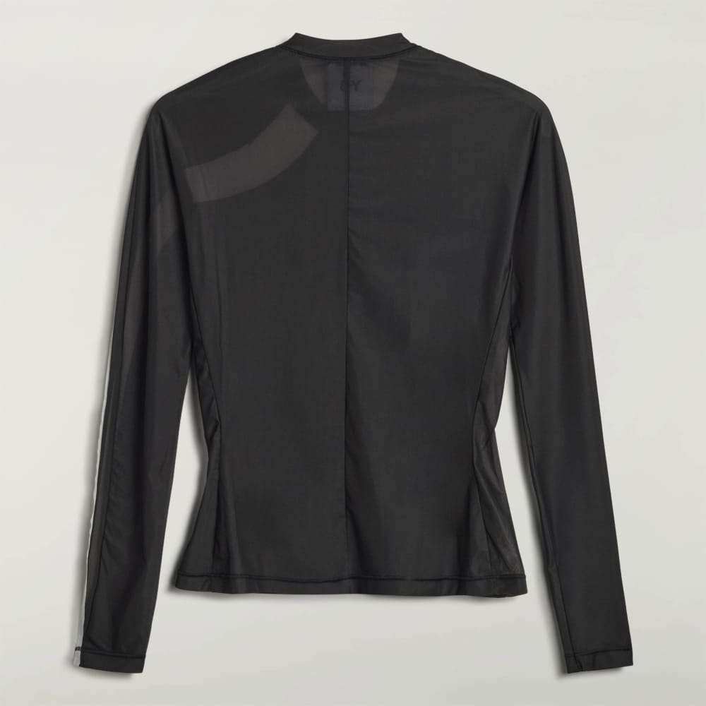 Y-3 MESH FITTED LONG SLEEVE TEE