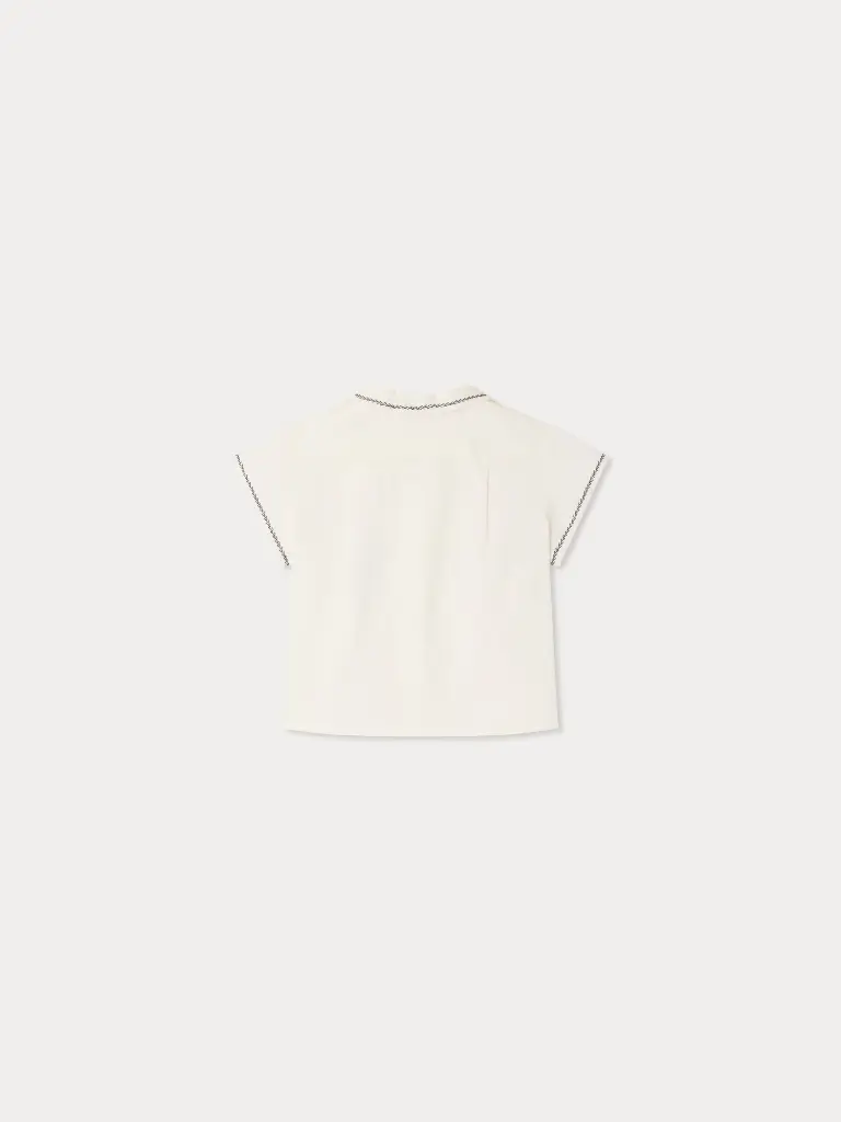 Lennar Embroidered Organic Cotton Poplin Shirt