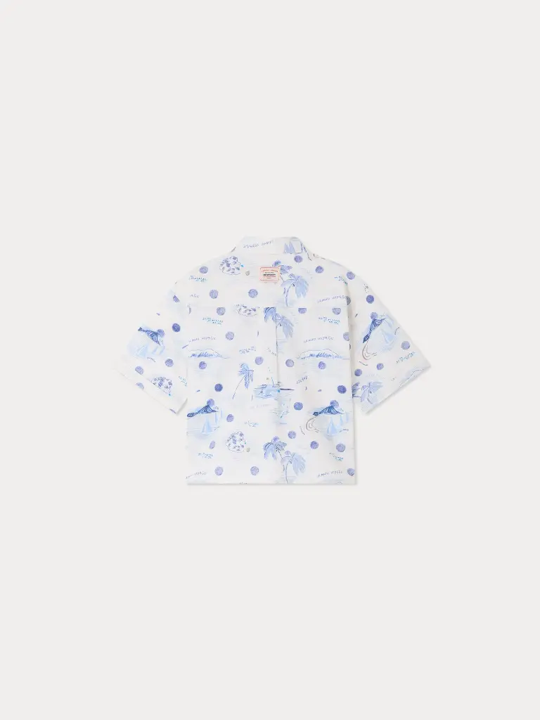 Erian shirt in organic cotton poplin