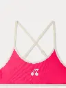 Lura two-piece swimsuit in neon pink