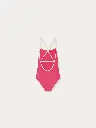 Fluorescent Pink Loola One-Piece Swimsuit
