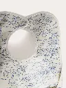 Clip coated bib in Liberty organic cotton fabric