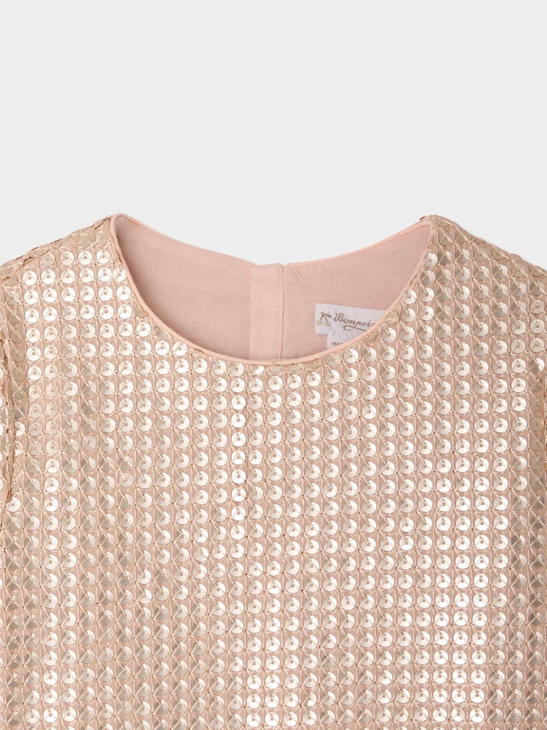Lea Dress Embroidered with Sequins