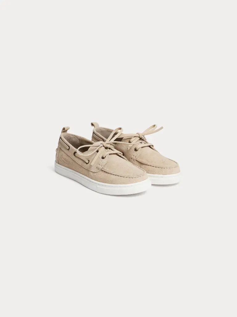 Loic Boat Shoes in Suede Leather