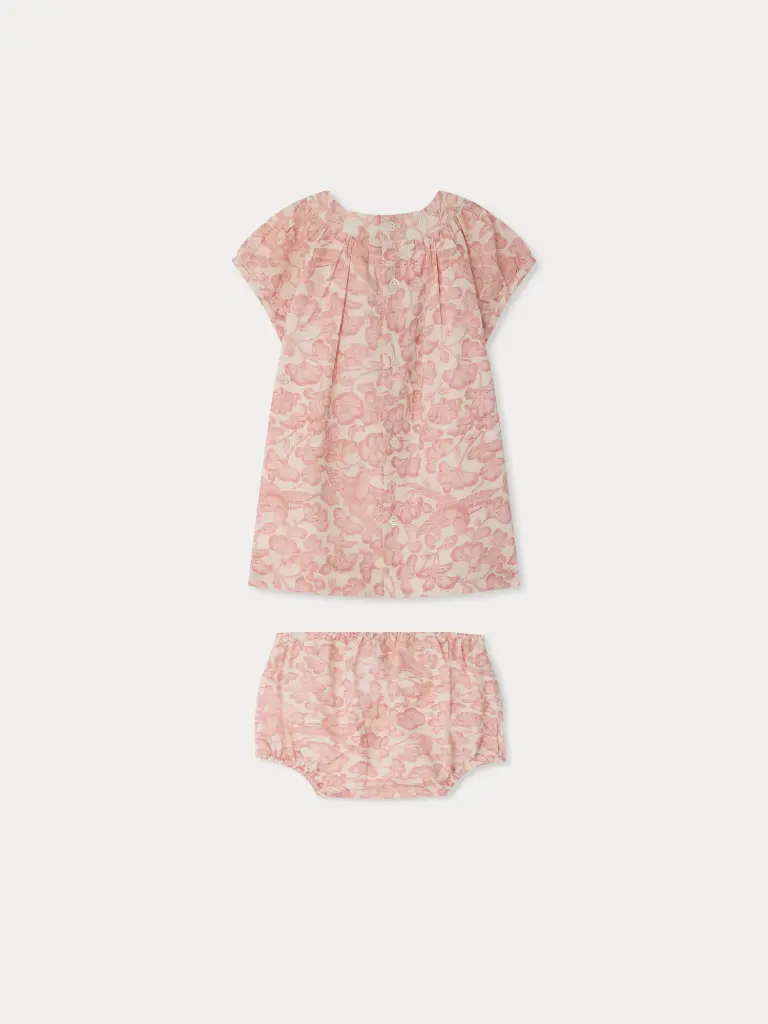 Cachouli Dress with Balloon Sleeves 