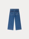 Jingle Medium Blue Wide- Leg Denim Trousers