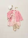 Teyana Round Neck Cardigan With Cherry Print