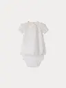 Lelisa Dress in Tulle Embroidered With Flowers