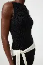 Fine Knit Cable Knit Singlet