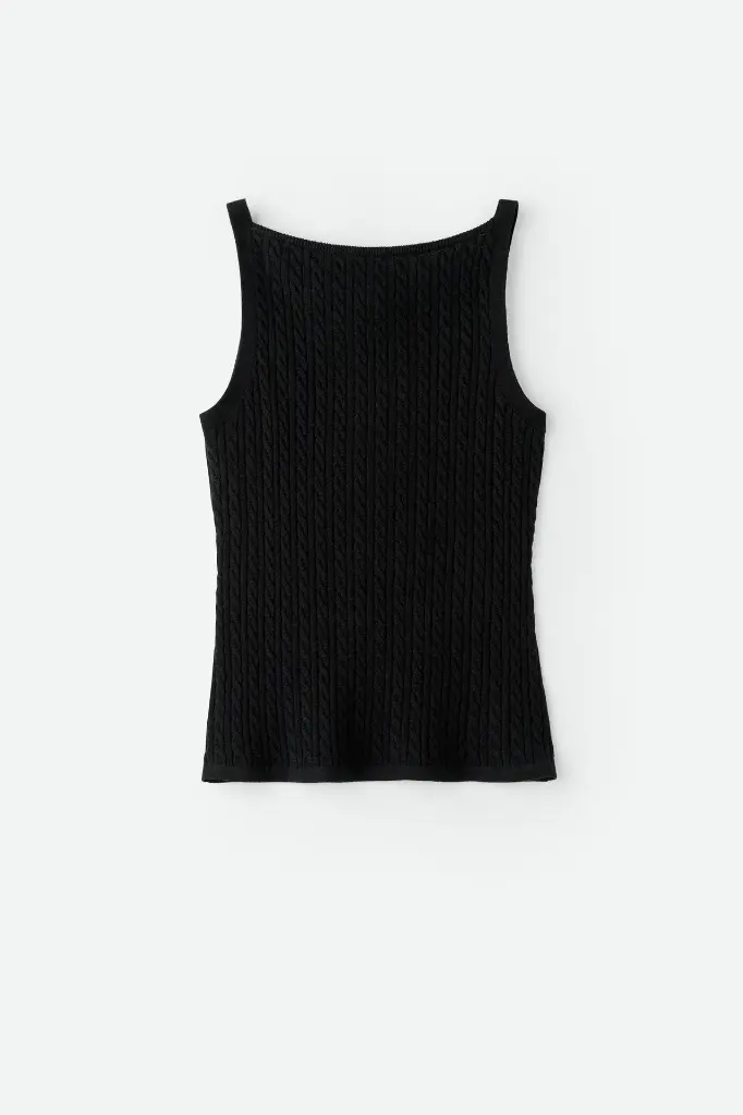 Fine Knit Cable Knit Singlet