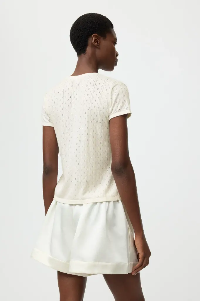 Pointelle Tee