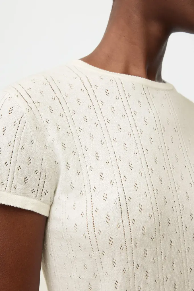 Pointelle Tee