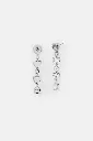 Crystal Heart Tiered Earrings