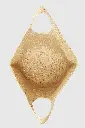 Leah Logo Hobo Raffia