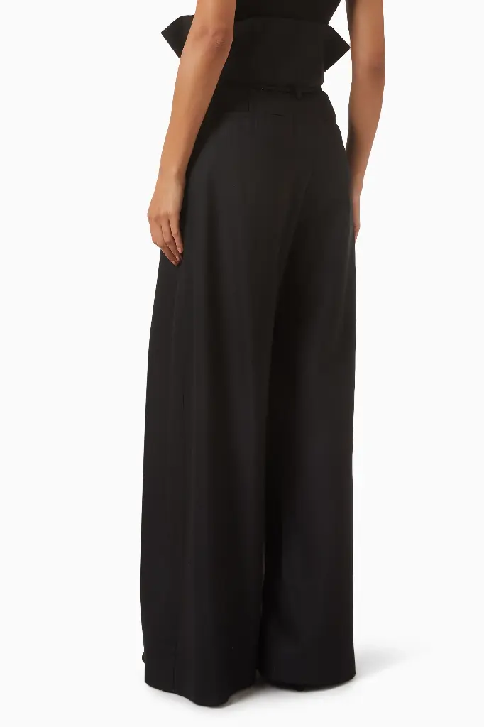Paperbag Wide Leg Trousers