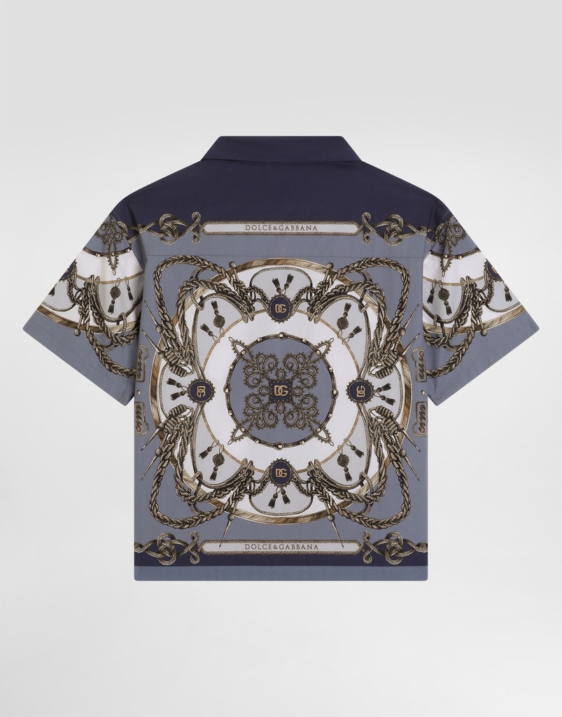 Cargo-Print Poplin Shirt