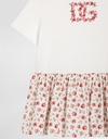 Small Rose Print Dress with DG Patch