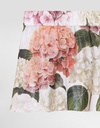 Hydrangea Print Short Skirt
