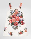 Flower Bouquet Print Dress