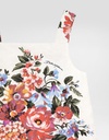 Flower Bouquet Print Dress