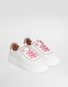 DG girlie Up Nappa Calfskin and Laminate Sneakers