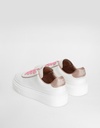 DG girlie Up Nappa Calfskin and Laminate Sneakers